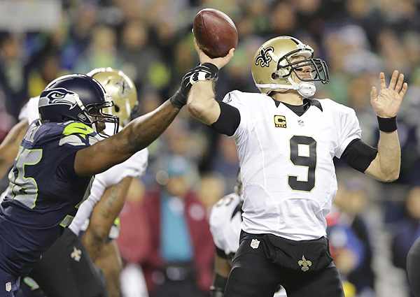 The Saints have struggled away from home, while the Seahaws have battled issues along their O-line.